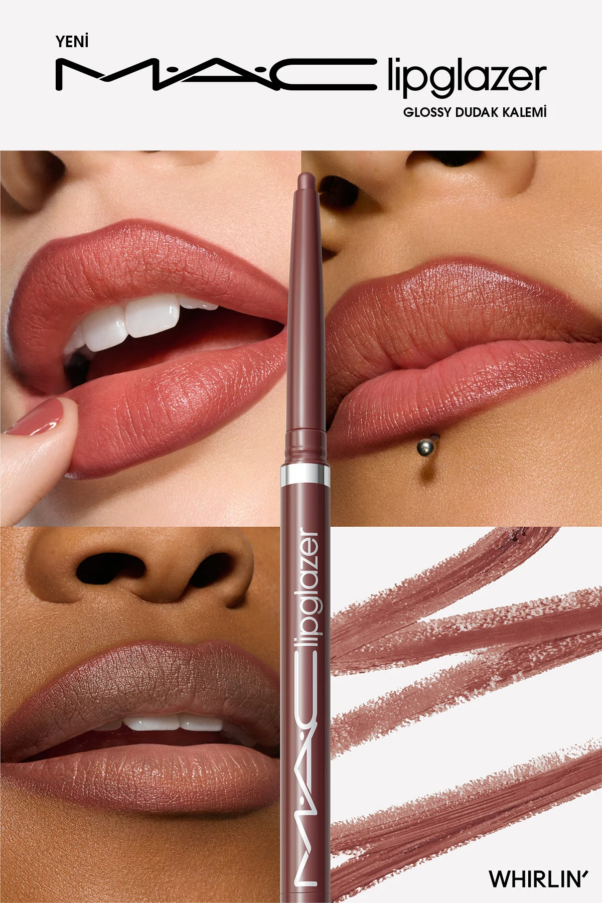 Lipglazer Gloss Etkili Dudak Kalemi - Whirlin'