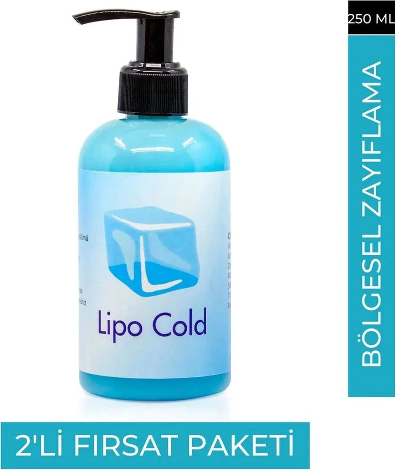 Lipo Cold Krem 250 ml x 2 Adet - Zayıflama ve Vücut Şekillendirme Kremi