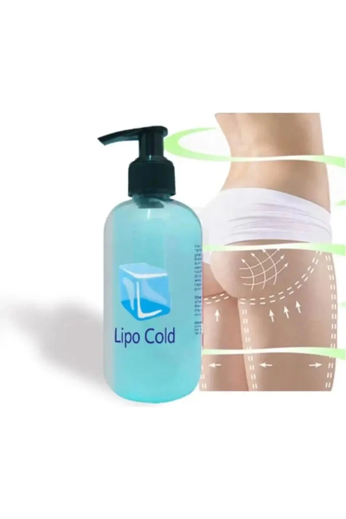 Lipo Cold Krem 250 ml – Selülitlere Karşı Sıkılaştırıcı ve İncelten Etkili Krem