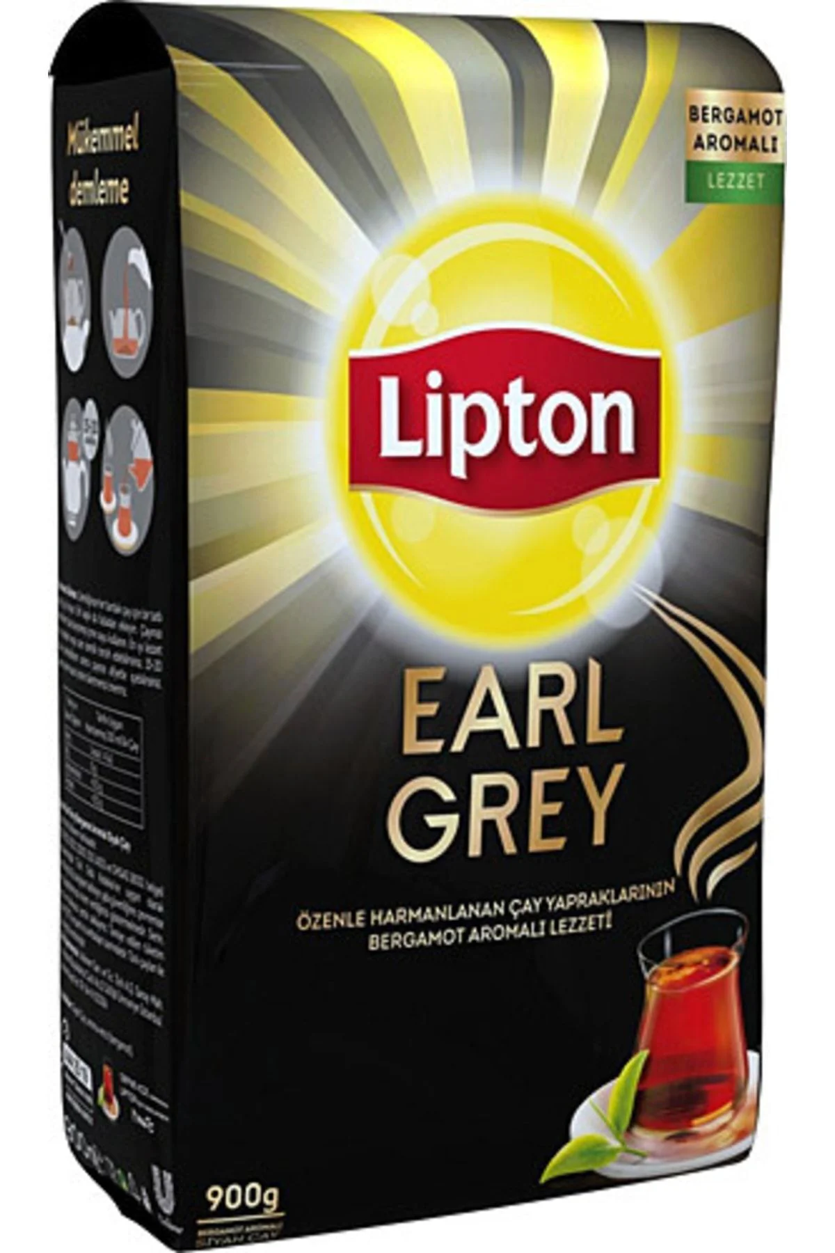 Lipton Earl Grey Bergamot Aromalı 1000gr.