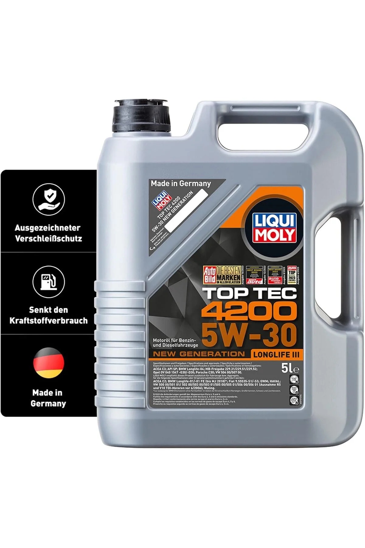 Lıquı Molyy Top Tec 4200 5W-30 5 lt Motor Yağı 2026 Üretim