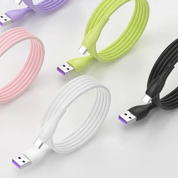 Liquid Silikon USB Type C QC 3.0 Hızlı Şarj Kablosu 1m - 3A Güçlü Akım & 10.000 Katlama Dayanıklılığı