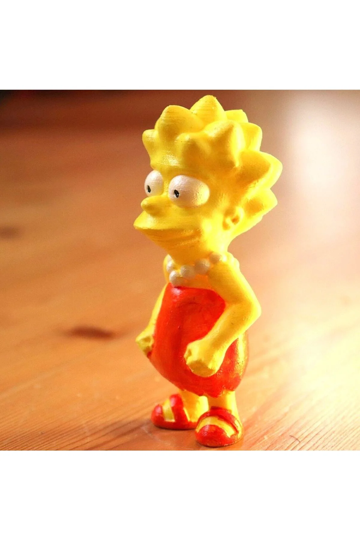 Lisa Simpson Simpsons Simpsonlar Boyalı Figür 7 Cm