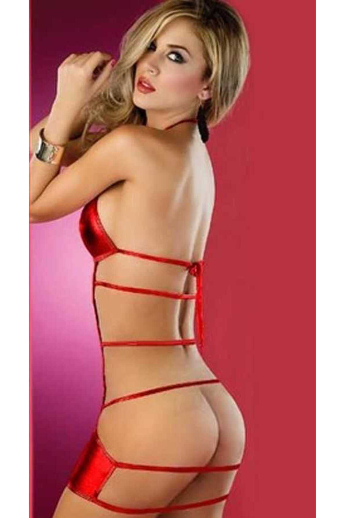 Yonca Moda Lisinya945 Seksi Tasarım Fantazi Elbise - 62093-1453