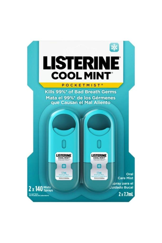 Listerine Pocketmist Cool Mint 1+1 7.7 ml Spray