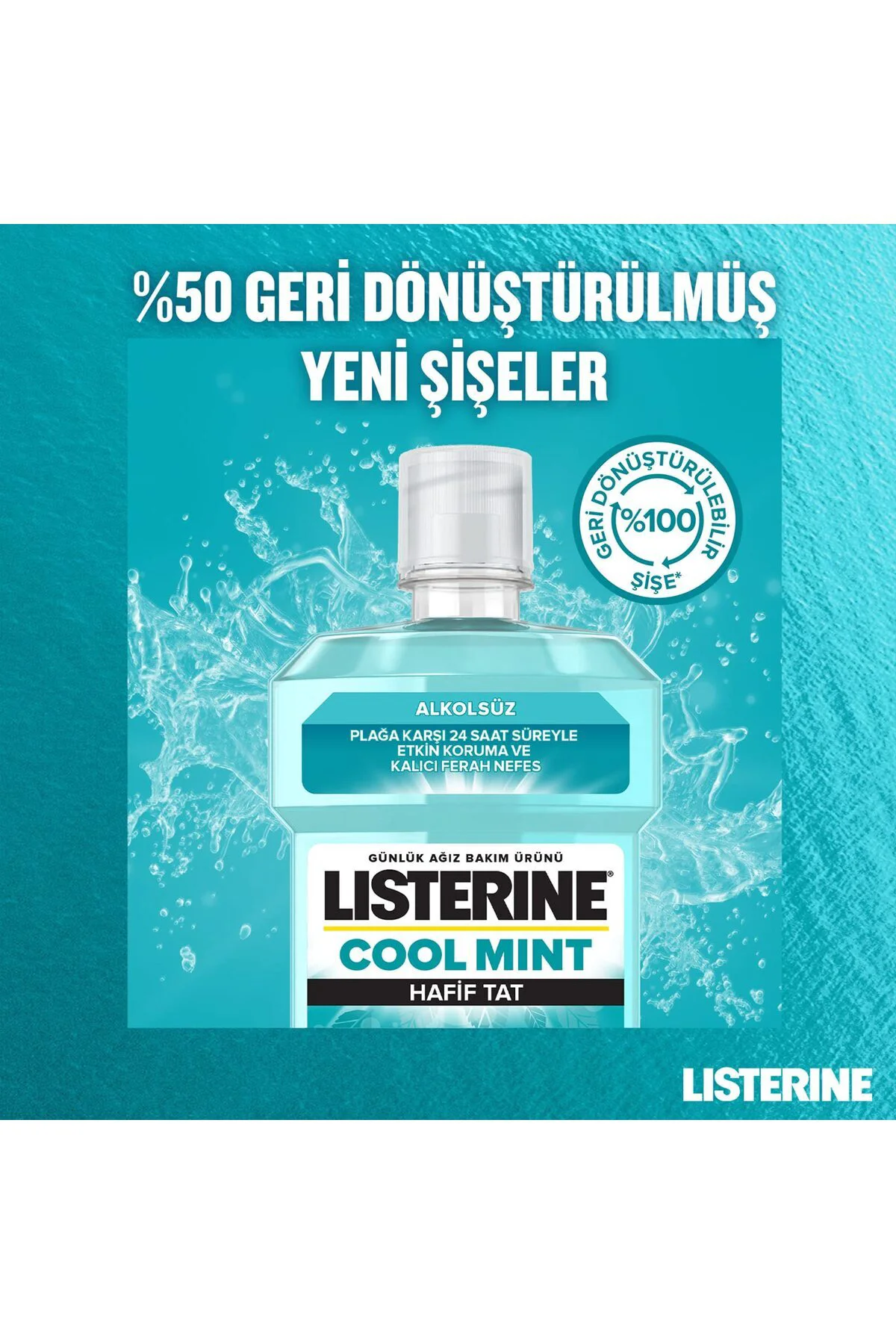 listerine500 ml Hafif Nane