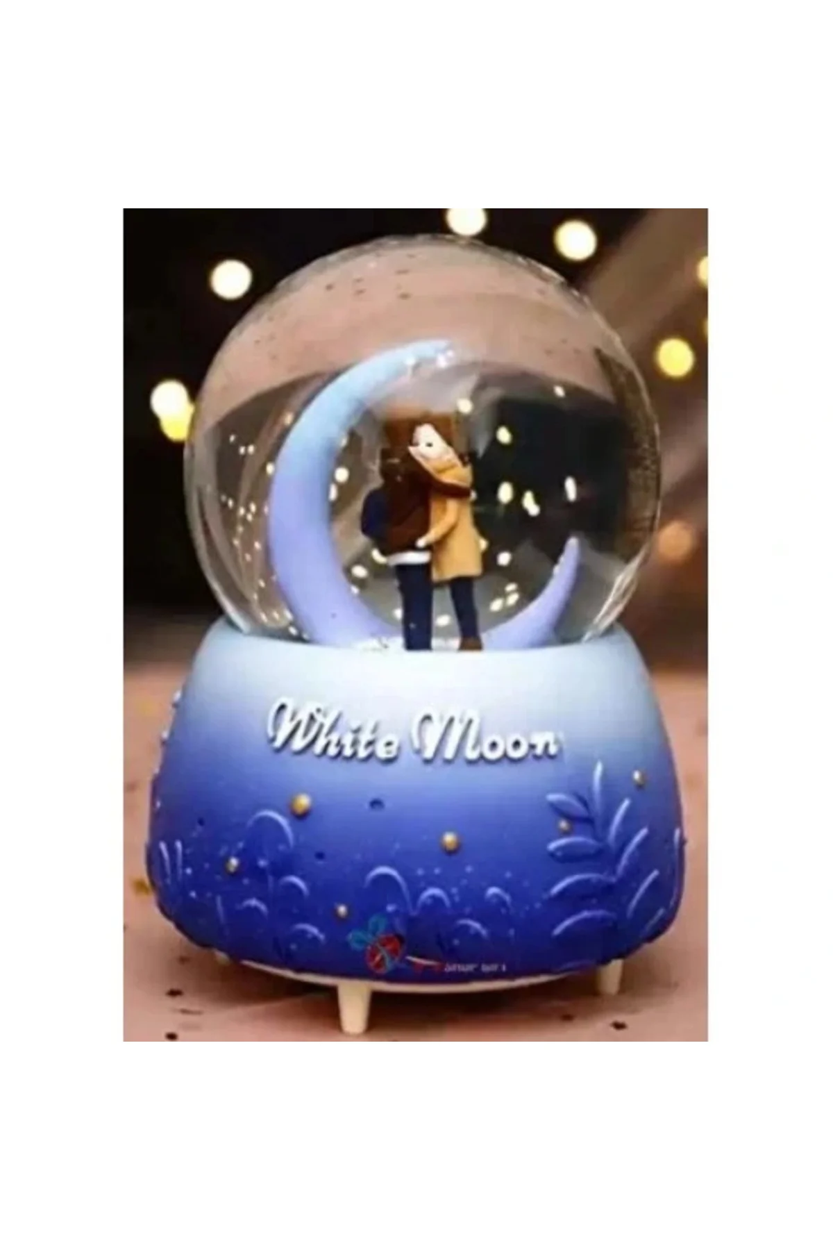 White Moon Kar Küresi Orta Boy