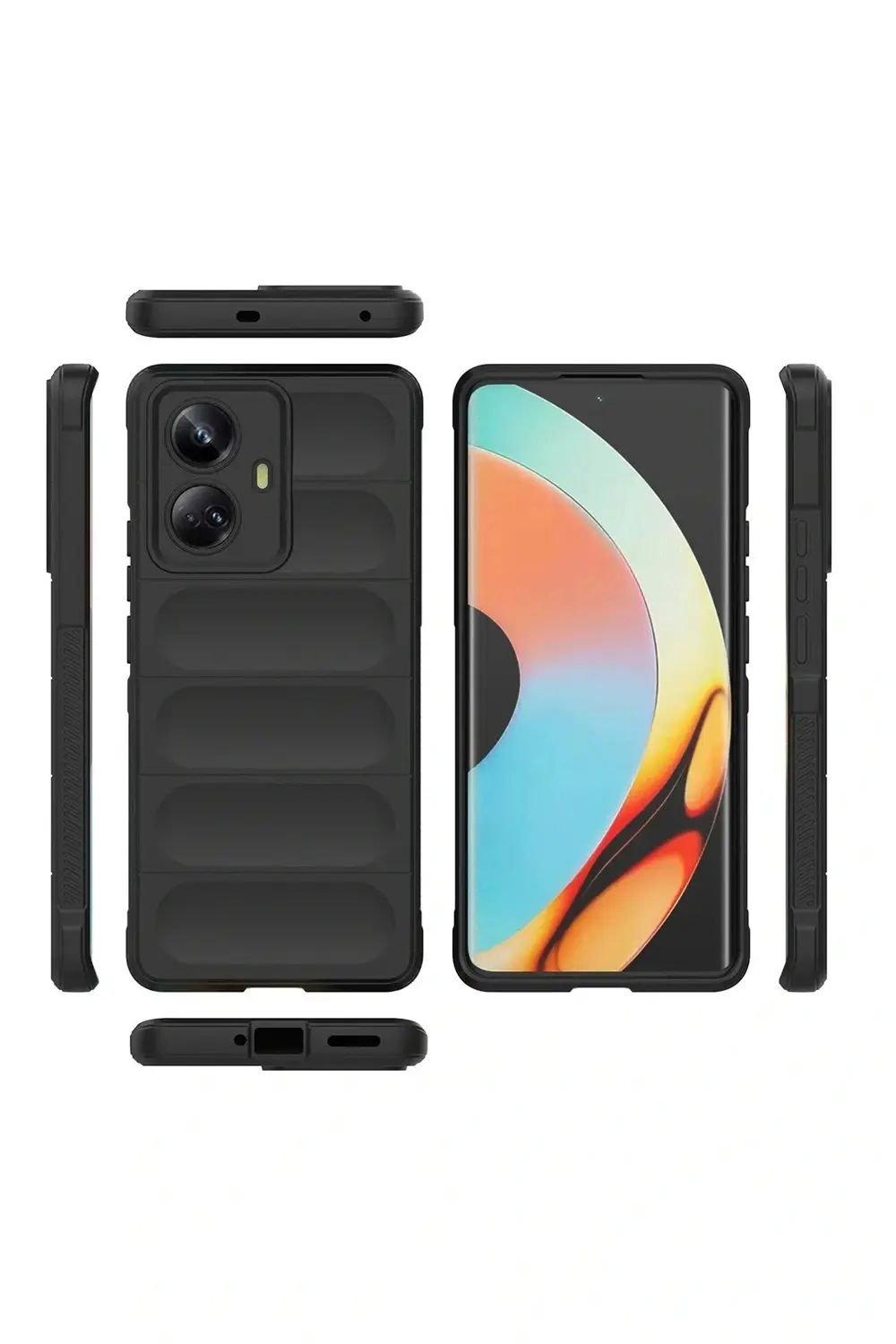 LitaeTrend Realme 10 Pro 5G Kılıf Optimum Silikon - Koyu Yeşil