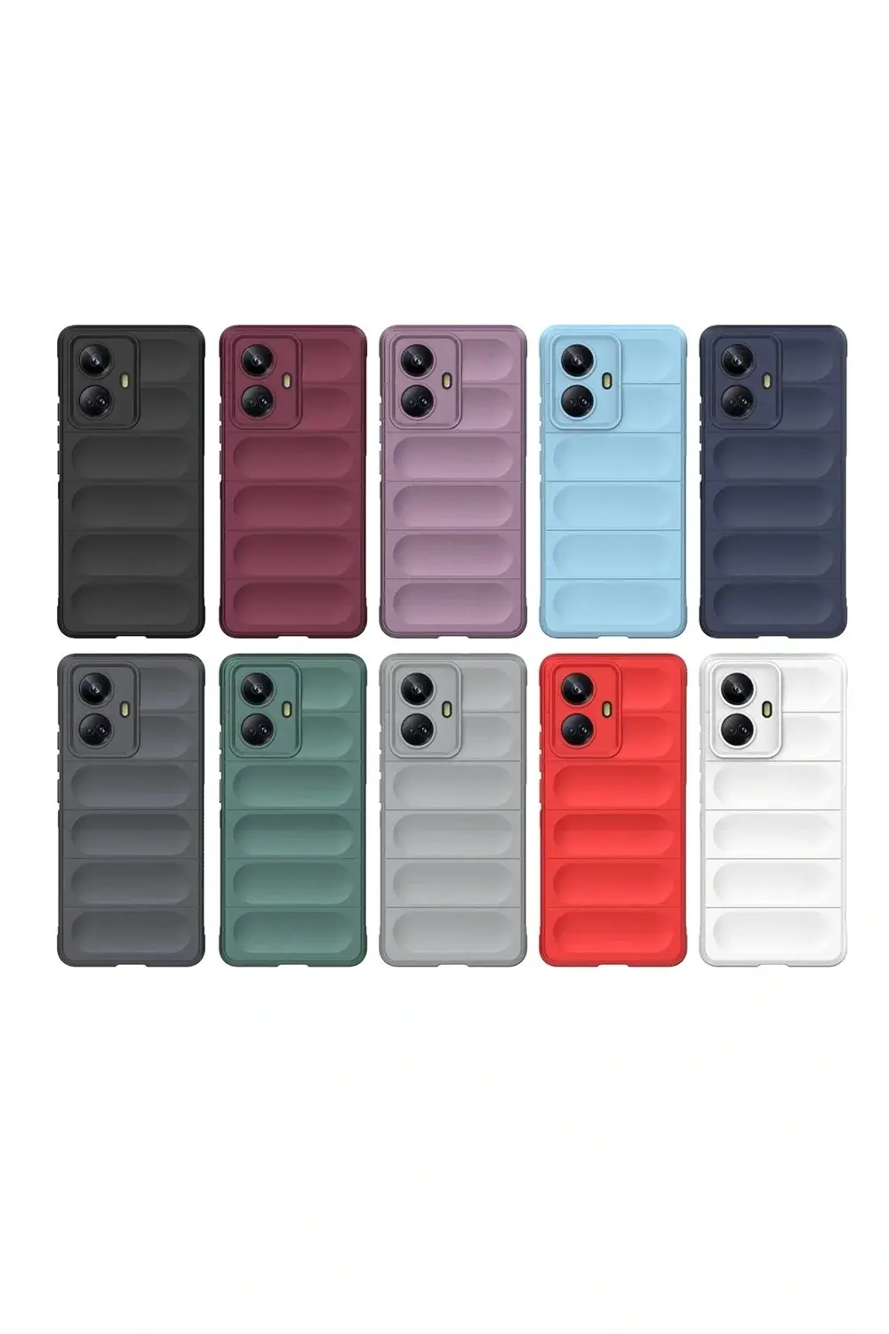 LitaeTrend Realme 10 Pro 5G Kılıf Optimum Silikon - Koyu Yeşil