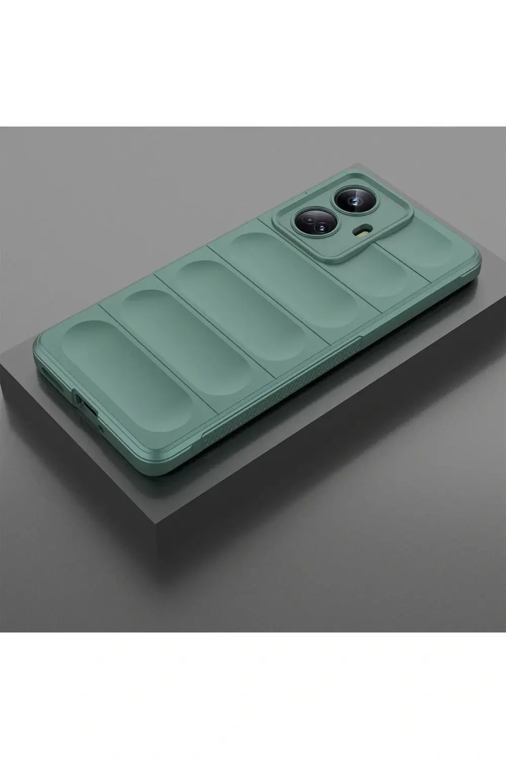 LitaeTrend Realme 10 Pro 5G Kılıf Optimum Silikon - Koyu Yeşil