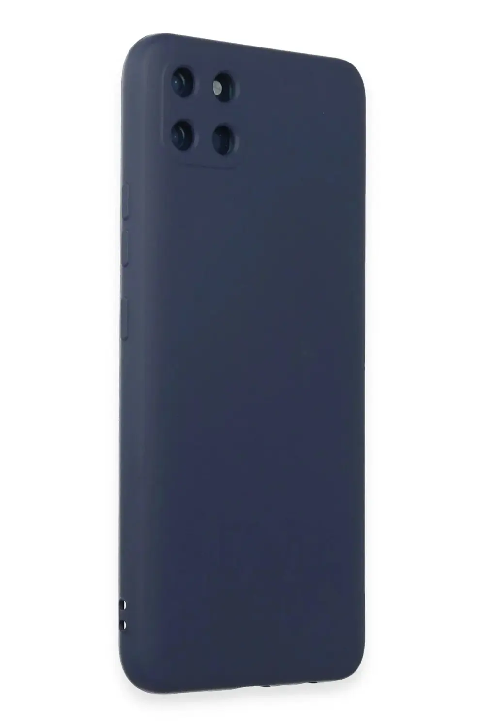 LitaeTrend Realme C11 Kılıf Nano içi Kadife Silikon - Lacivert