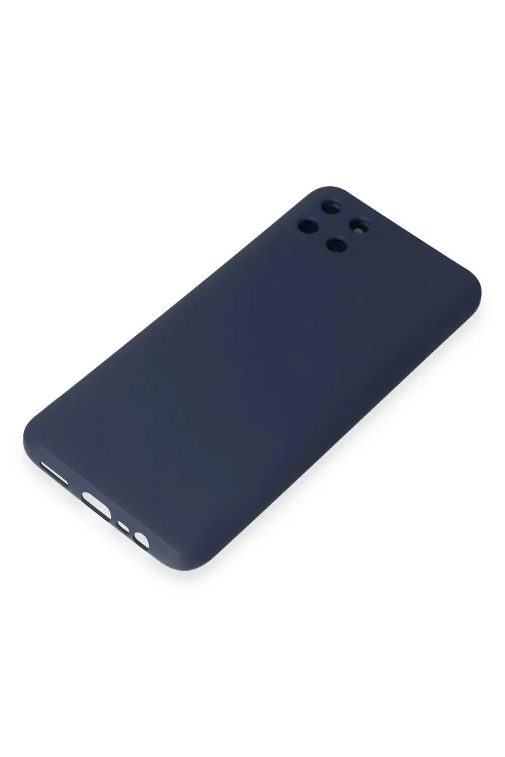 LitaeTrend Realme C11 Kılıf Nano içi Kadife Silikon - Lacivert