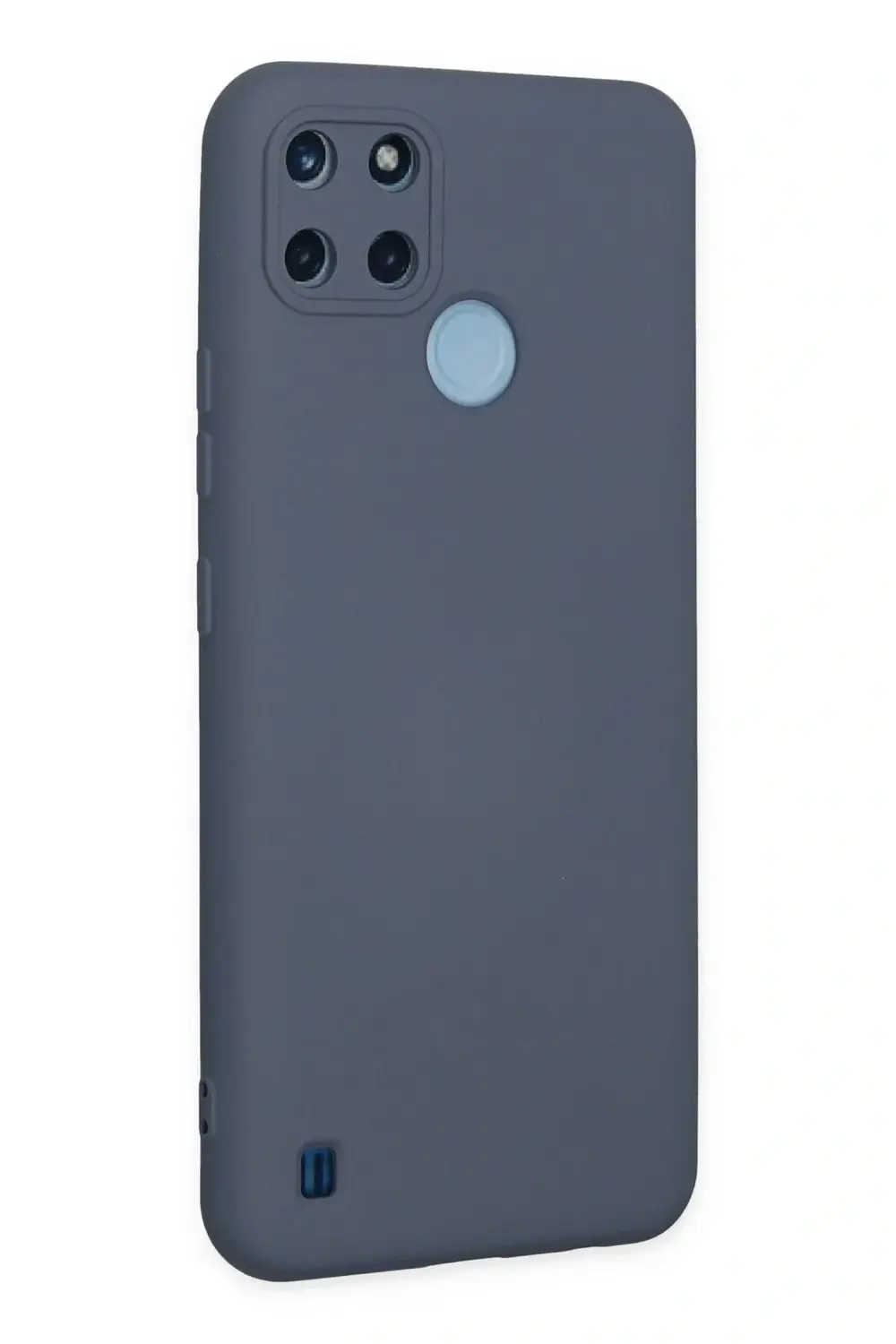 LitaeTrend Realme C25Y Kılıf Nano içi Kadife Silikon - Gri