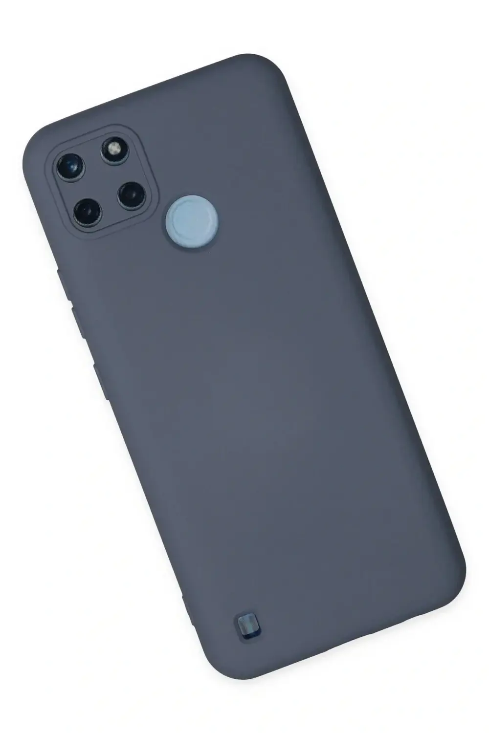 LitaeTrend Realme C25Y Kılıf Nano içi Kadife Silikon - Gri