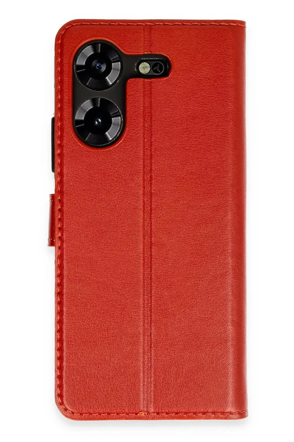 LitaeTrend Tecno Pova 5 Kılıf Trend S Plus Kapaklı Kılıf - Kırmız