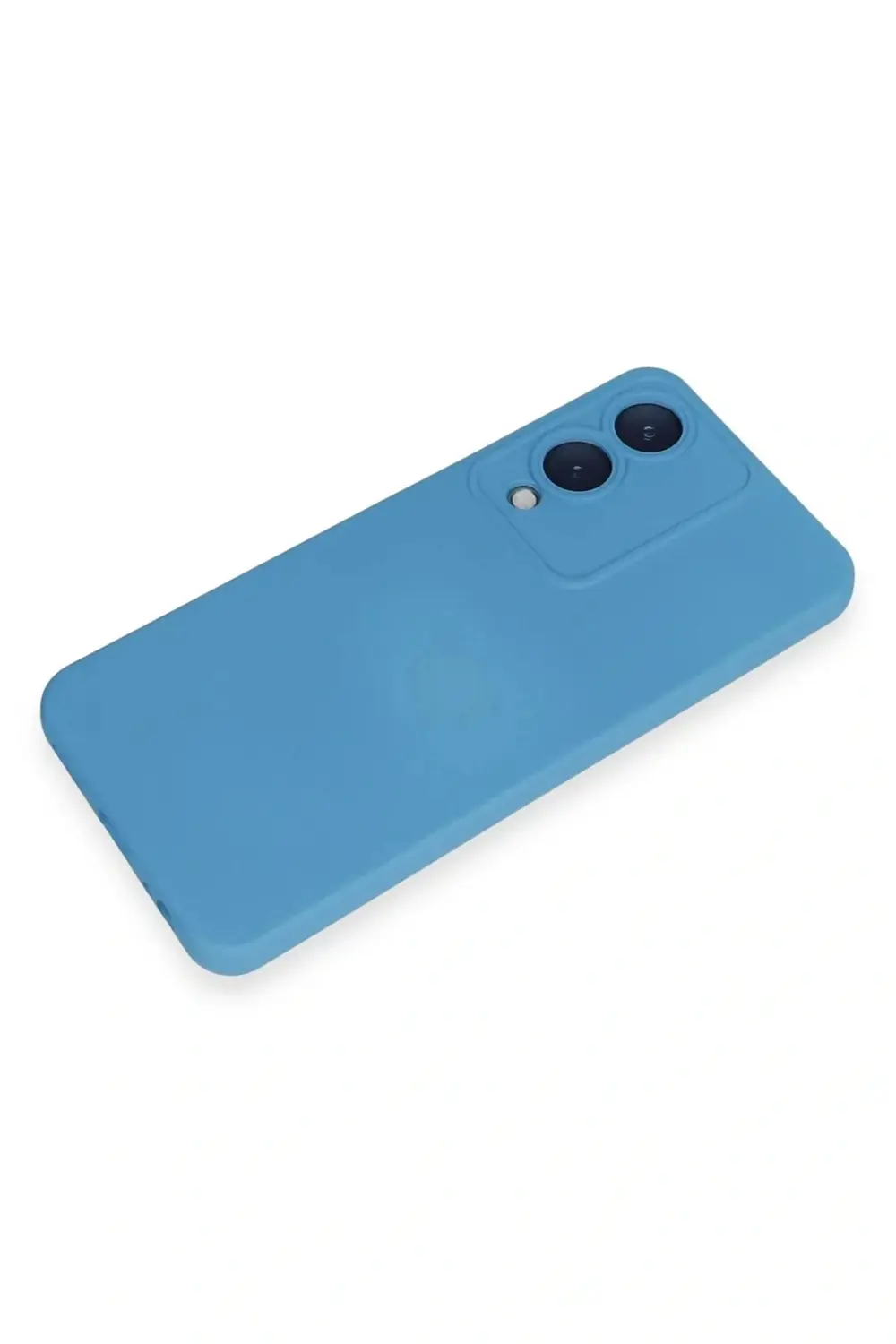 LitaeTrend Vivo Y17S Kılıf Nano içi Kadife Silikon - Mavi