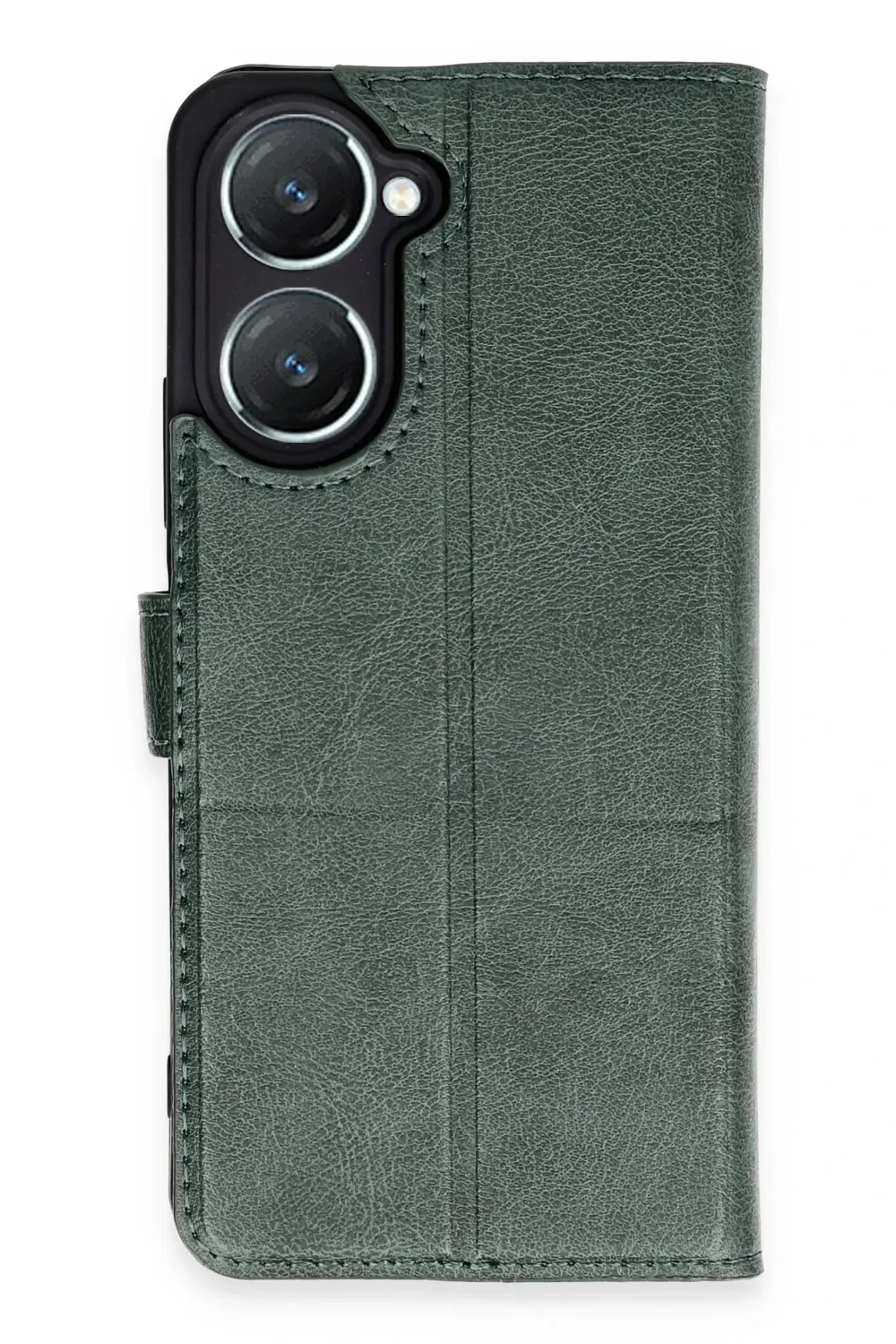 LitaeTrend Vivo Y18 Kılıf Trend S Plus Kapaklı Kılıf - Yeşil