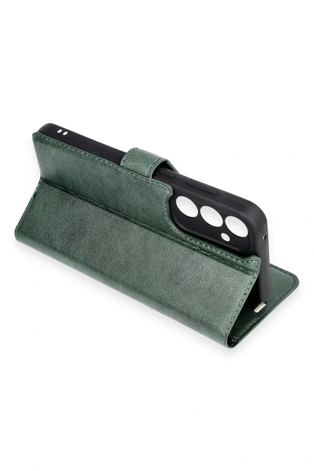 LitaeTrend Vivo Y18 Kılıf Trend S Plus Kapaklı Kılıf - Yeşil