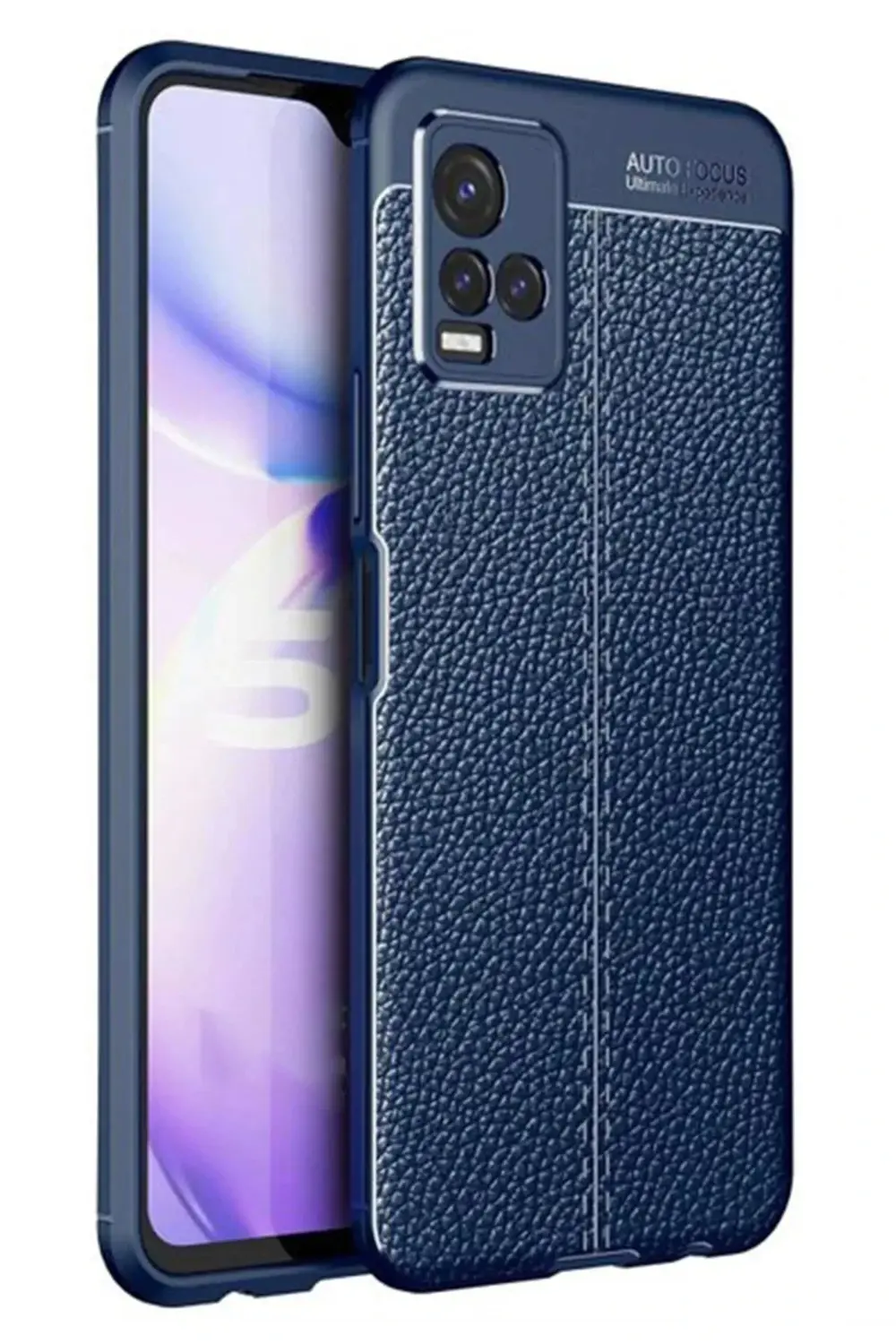 LitaeTrend Vivo Y21S Kılıf Auto Focus Kapak - Lacivert