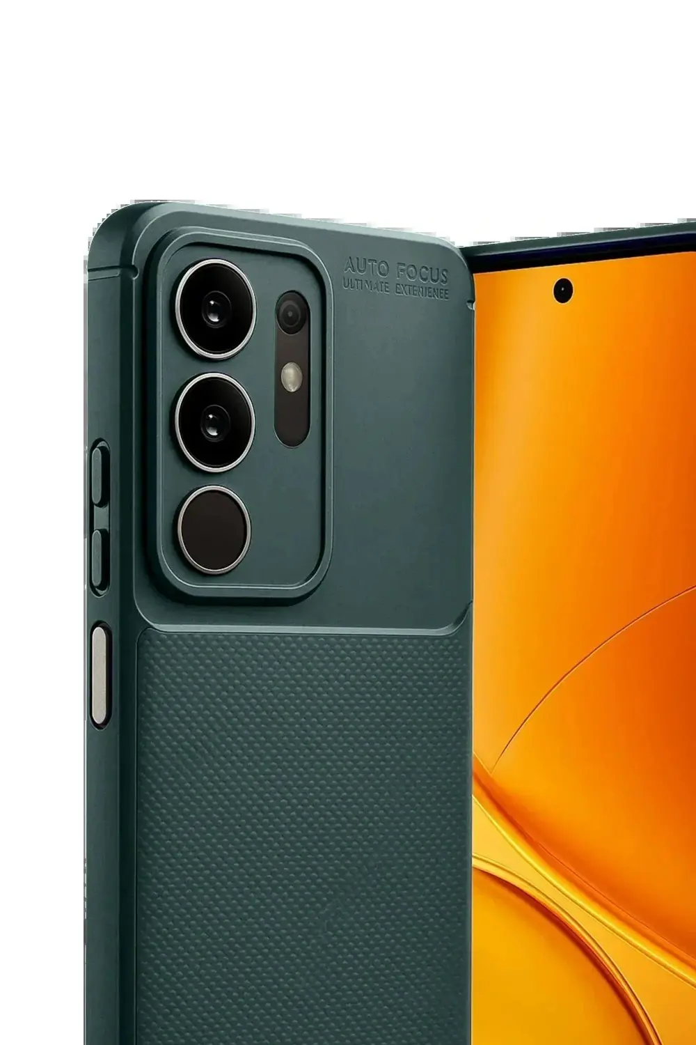 LitaeTrend Vivo Y29 4G Auto Focus Karbon Kapak - Koyu Yeşil