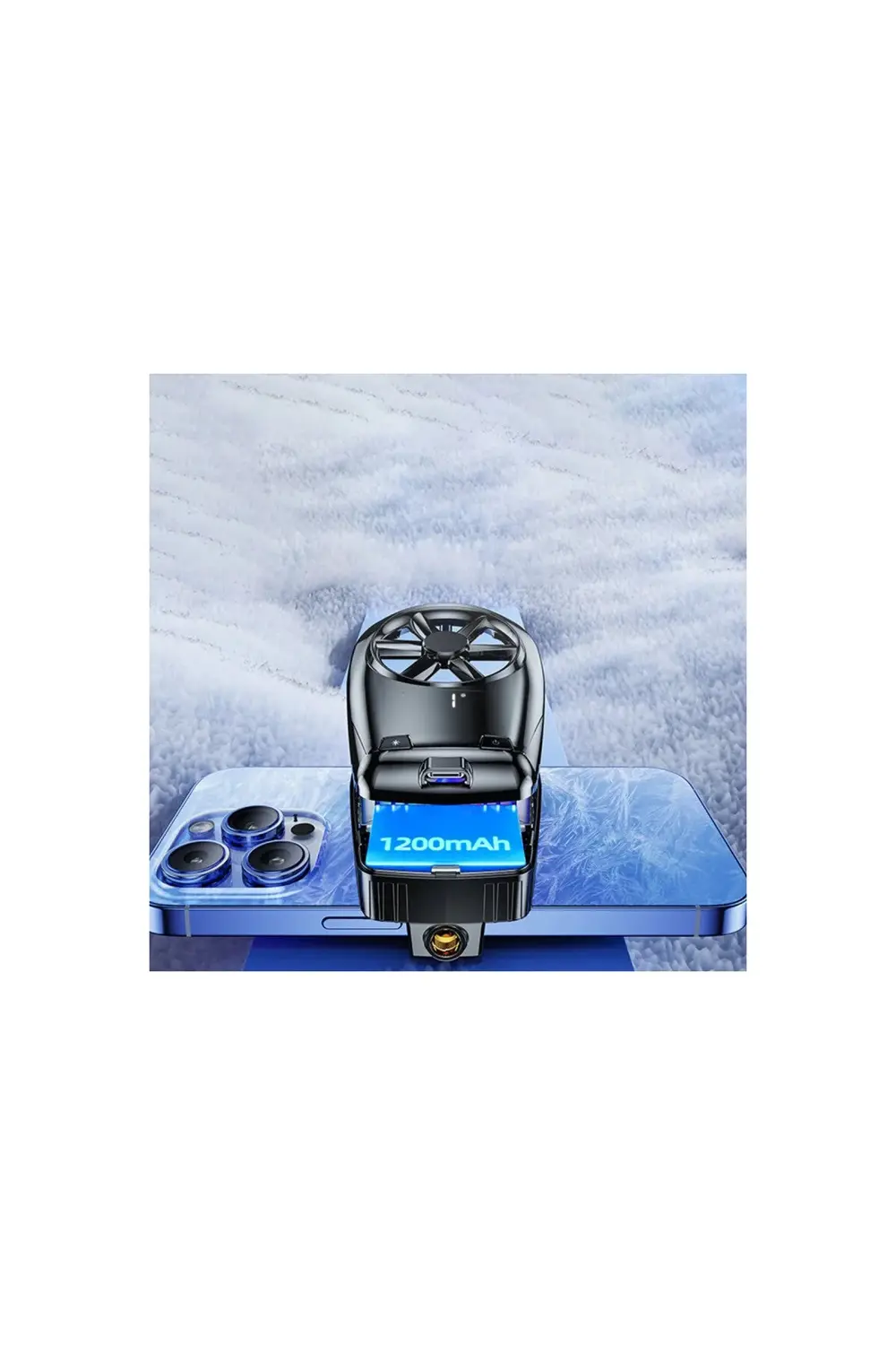 LitaeTrend X110 Radyatör Telefon Soğutucu Fan - Siyah