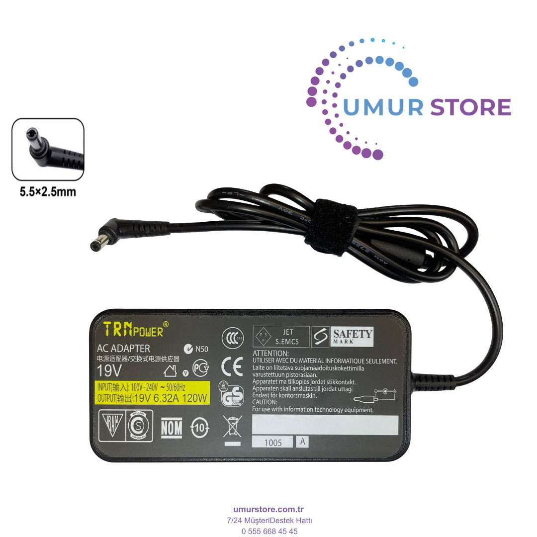 Liteon PA-1121-08 5.5x2.5mm No Adaptörü