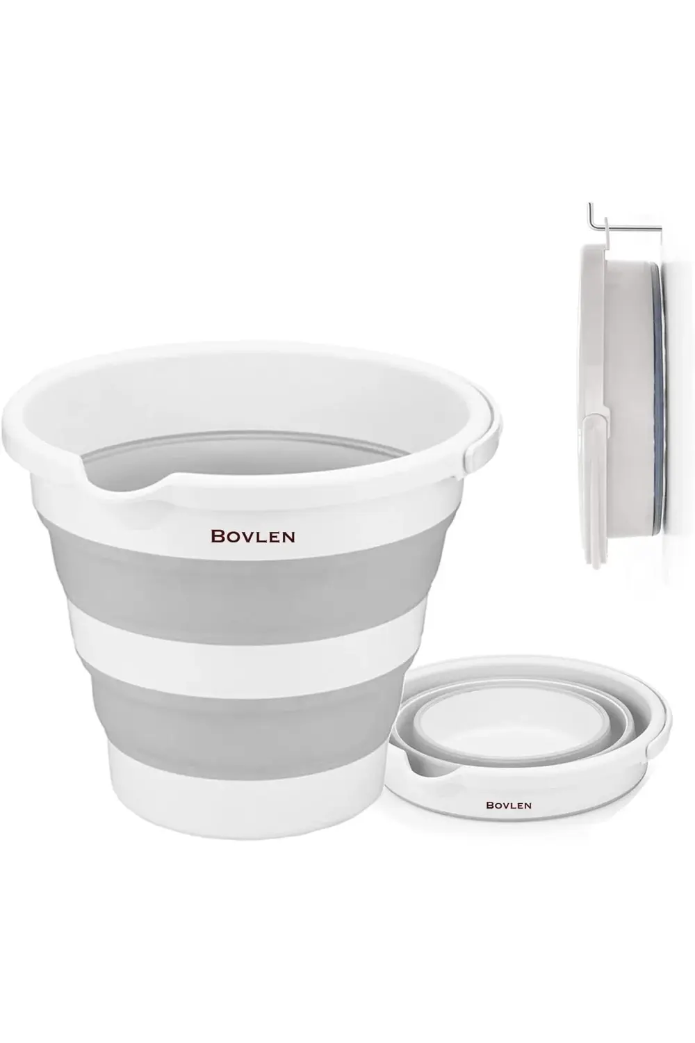 Litre Katlanabilir Kova - Akordiyon Katlanır Kova - Araba Kovası