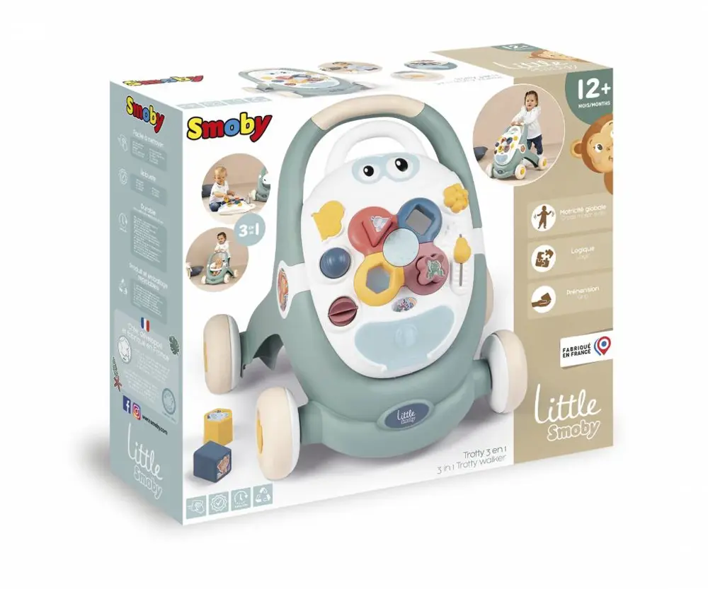Little Smoby 3 in 1 Yürüme Arkadaşı 7600140304