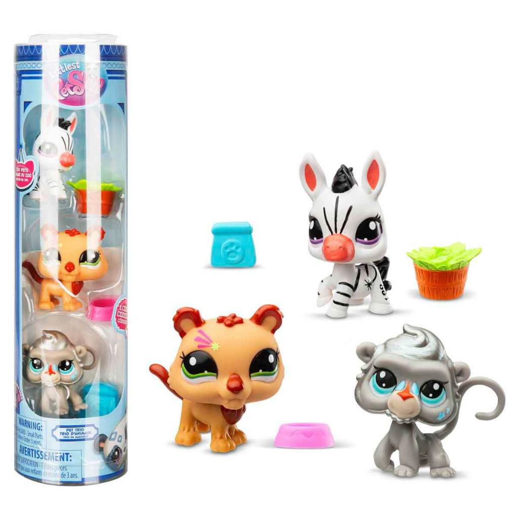 Littlest Pet Shop Minişler 3’Lü Figür Seti S2 - Zebra – Aslan – M Littlest Pet Shop Minişler 3’Lü Figür Seti S2 - Zebra – Aslan – M