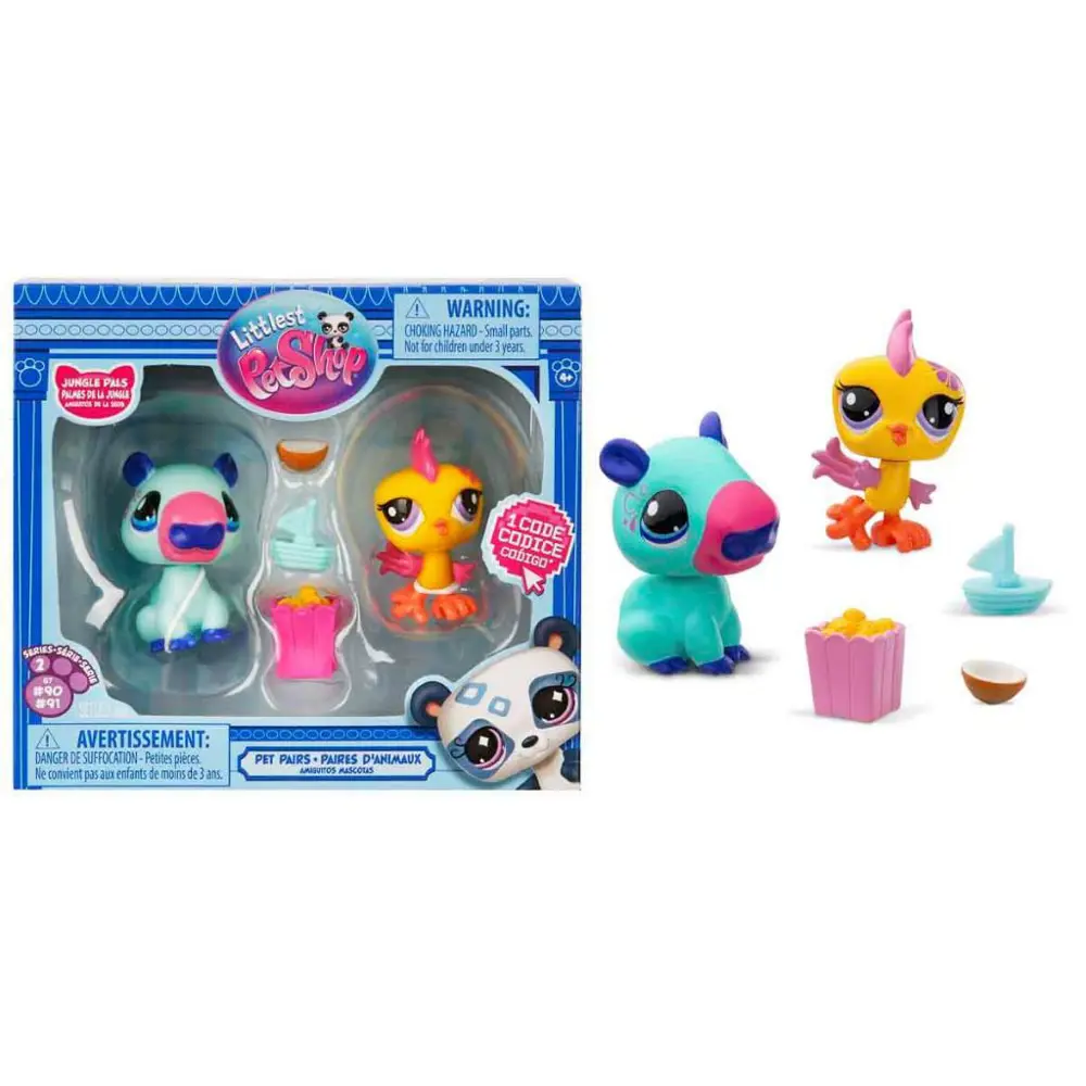 Littlest Pet Shop Minişler 2’li Figür Seti S2 - Kapibara Ve Kuş 0