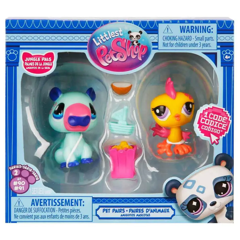 Littlest Pet Shop Minişler 2’li Figür Seti S2 - Kapibara Ve Kuş 0