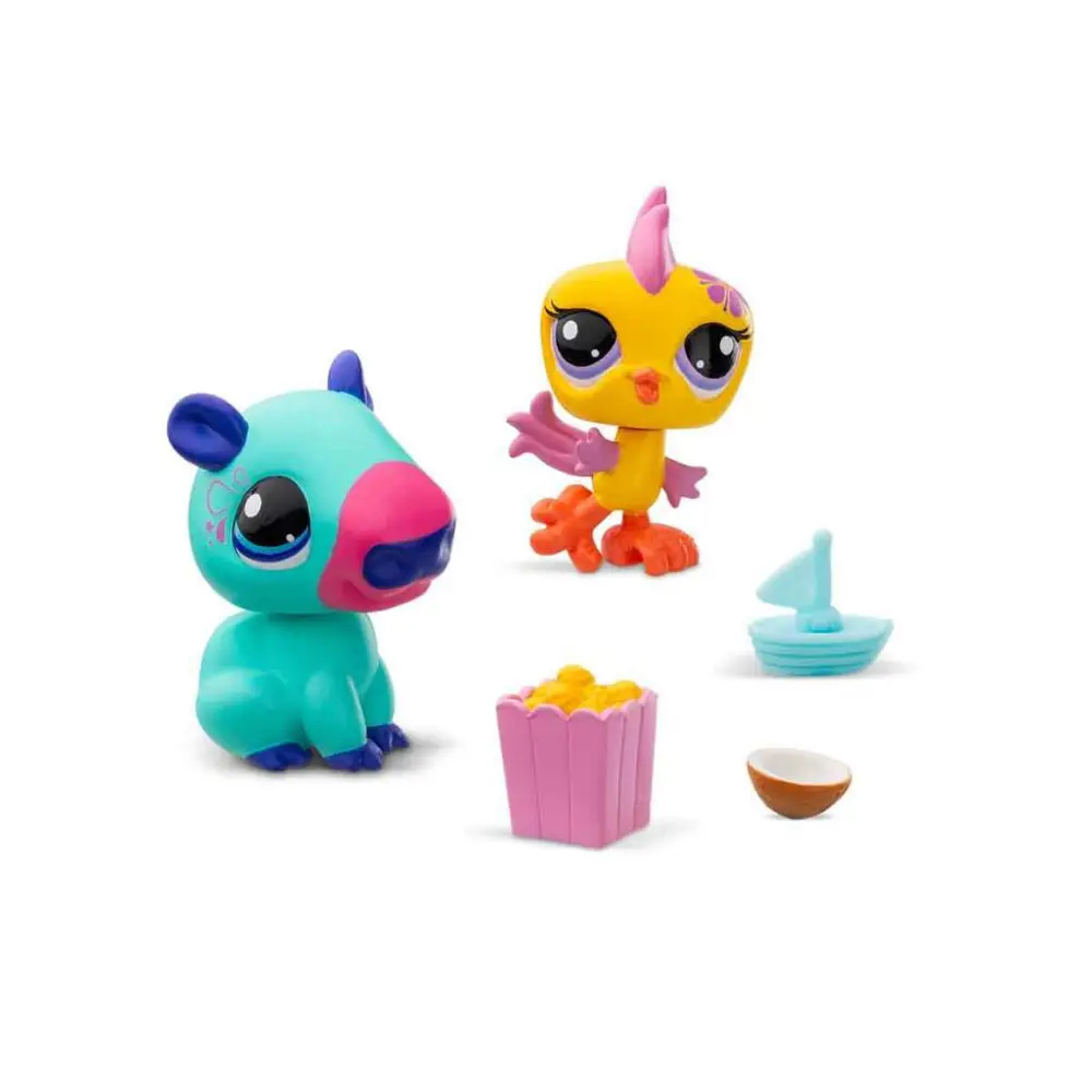 Littlest Pet Shop Minişler 2’li Figür Seti S2 - Kapibara Ve Kuş 0