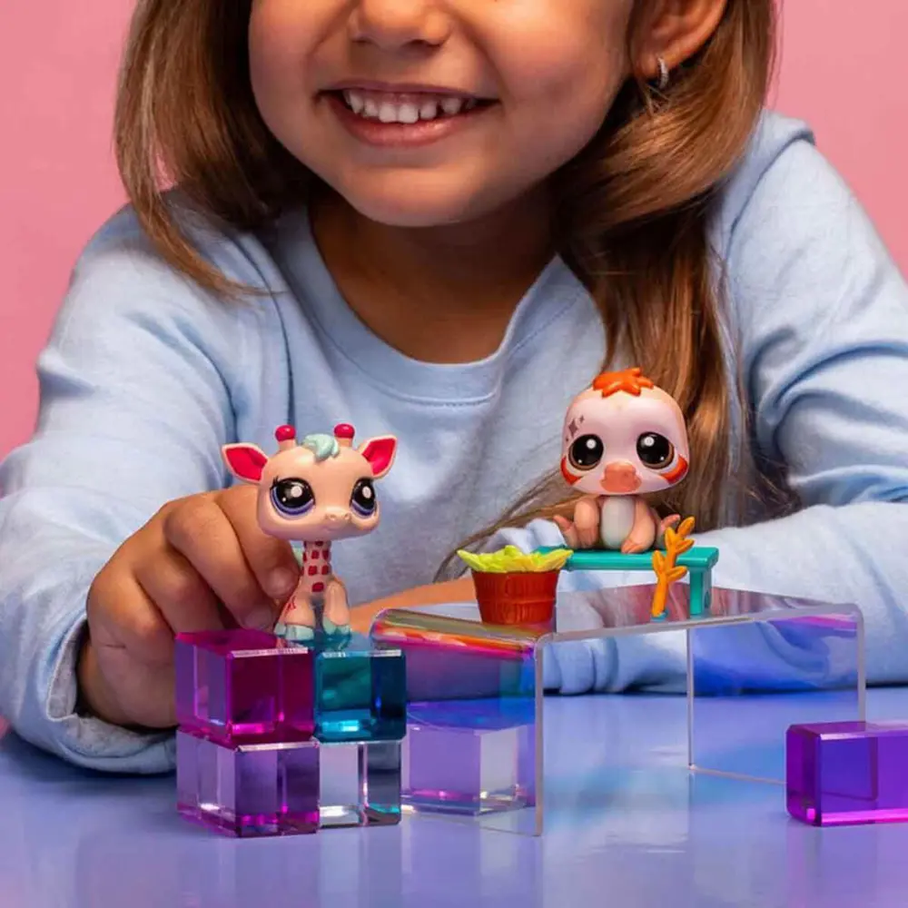 Littlest Pet Shop Minişler 2’li Figür Seti S2 - Zürafa Ve Tembel 