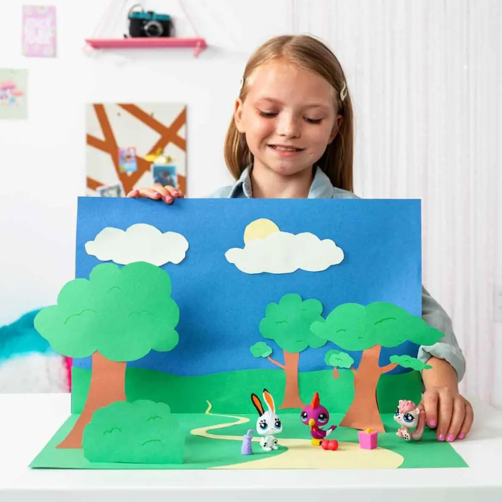 Littlest Pet Shop Minişler 3’lü Figür Seti S2 Tavşan-Ağaçkakan-Si