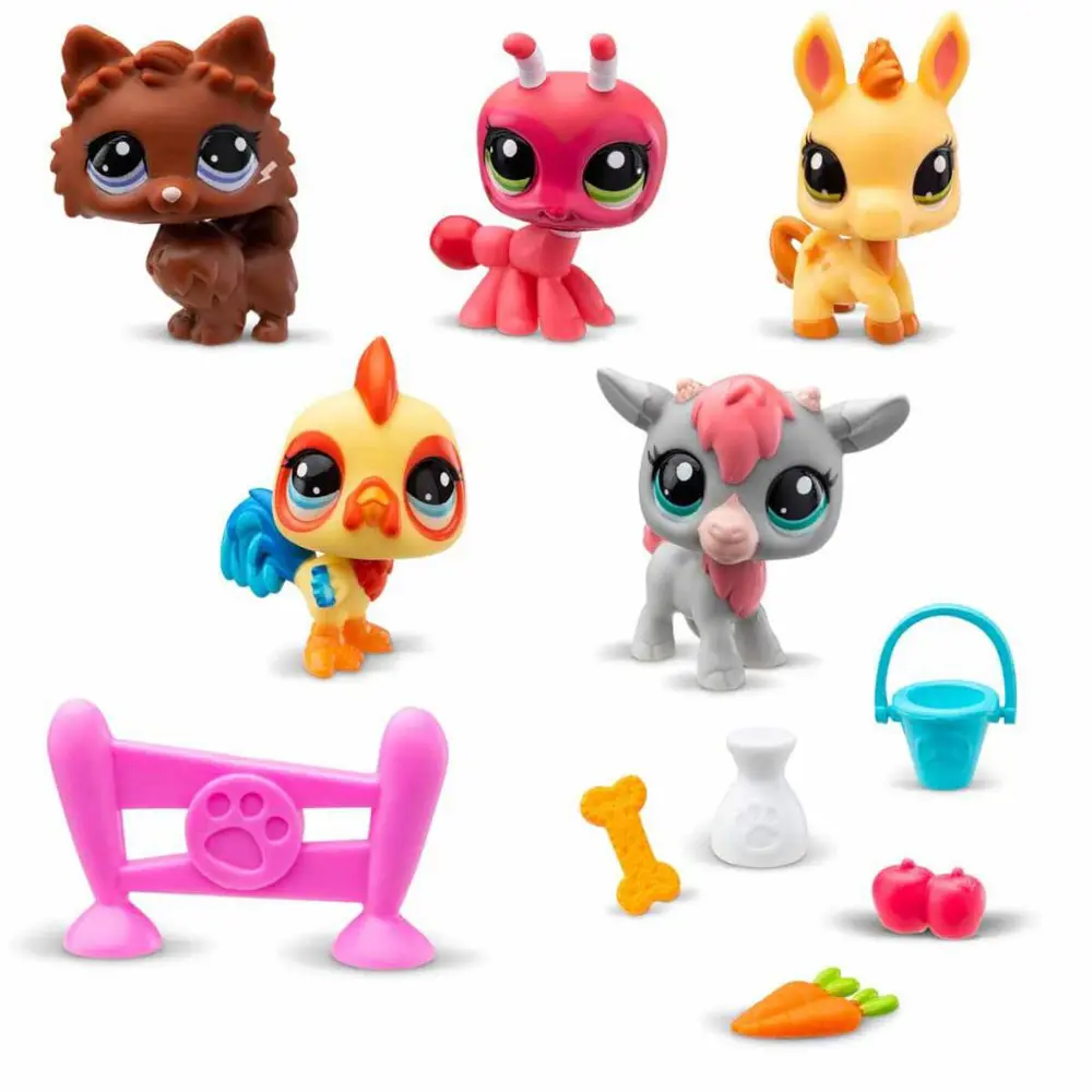 Littlest Pet Shop Minişler 5'li Figür Seti S1 - Minişler Çiftlikt