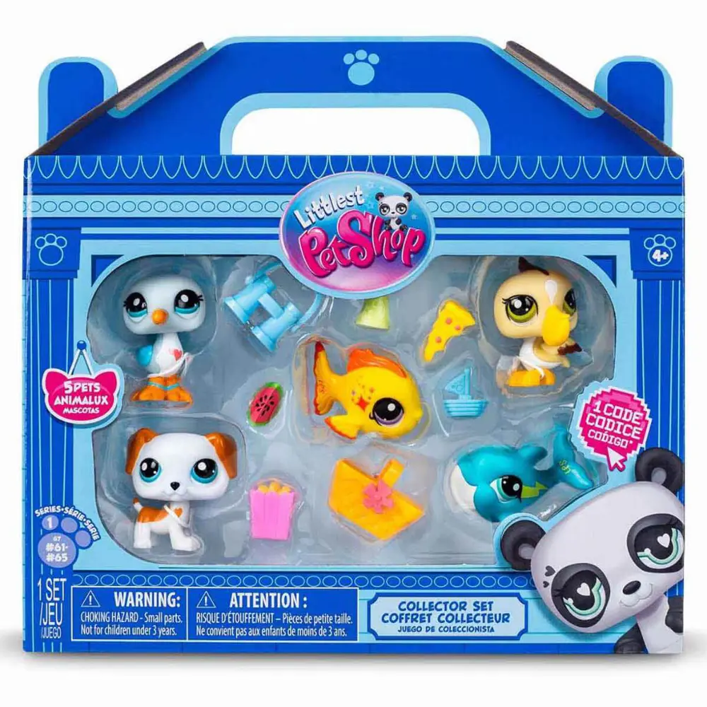 Littlest Pet Shop Minişler 5'li Figür Seti S1 - Minişler Tatilde 