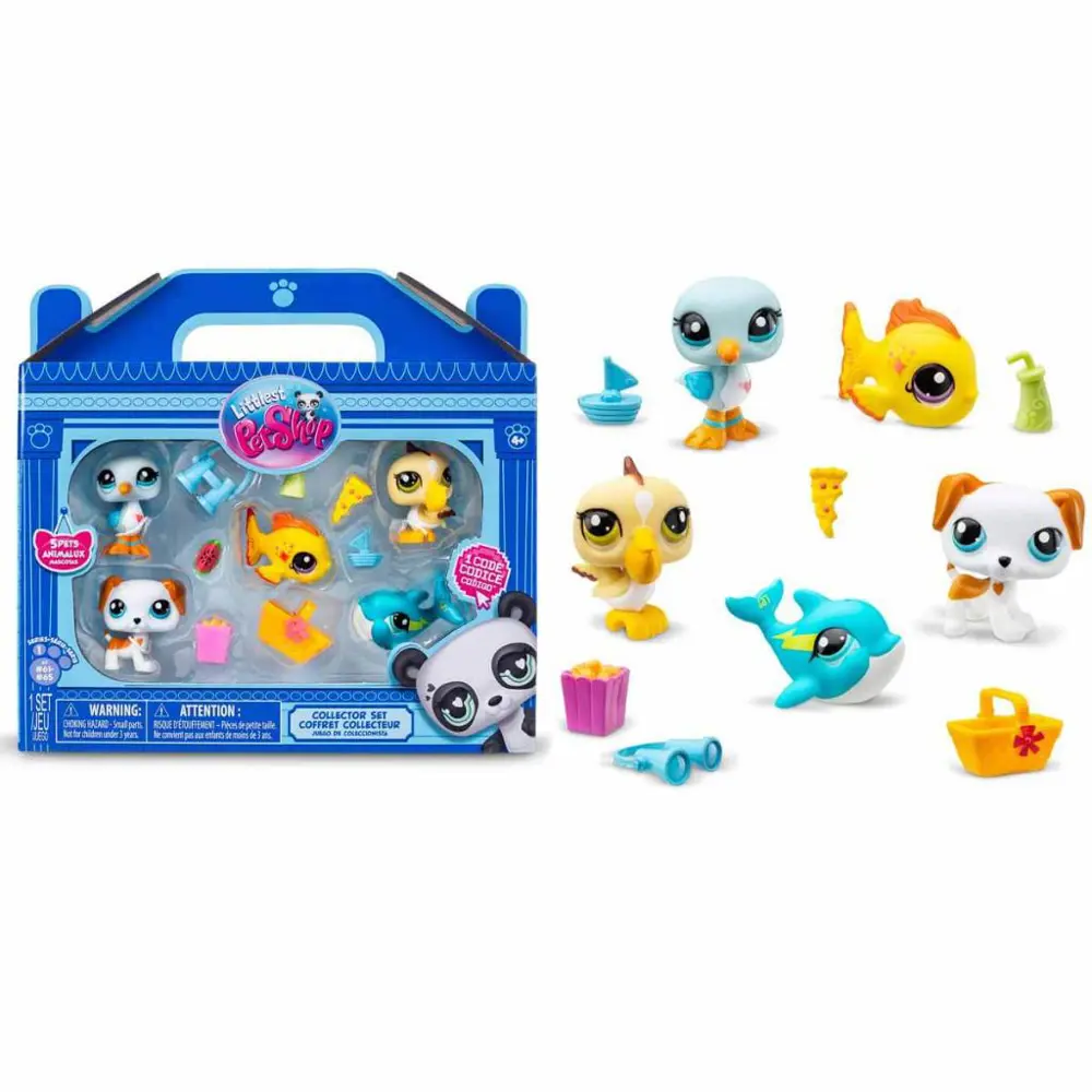 Littlest Pet Shop Minişler 5'li Figür Seti S1 - Minişler Tatilde 