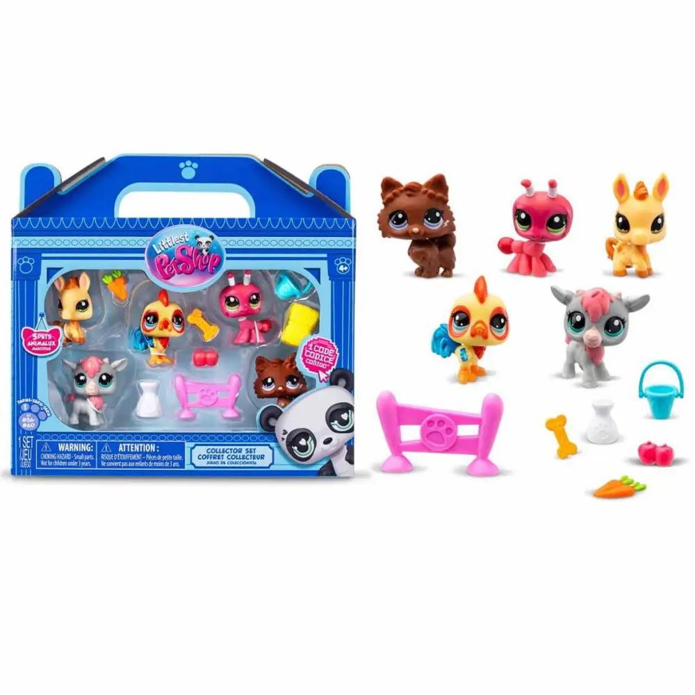 Littlest Pet Shop Minişler 5'li Figür Seti S1 - Minişler Çiftlikt