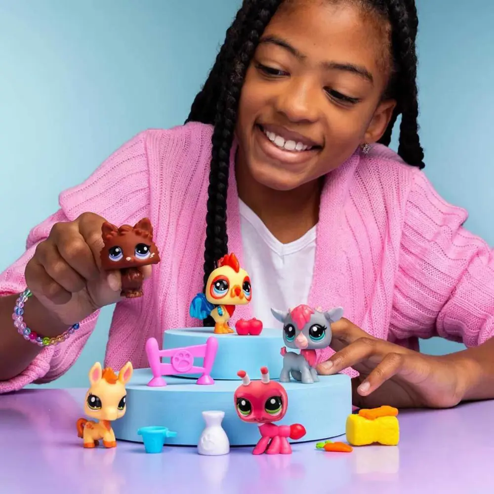 Littlest Pet Shop Minişler 5'li Figür Seti S1 - Minişler Çiftlikt