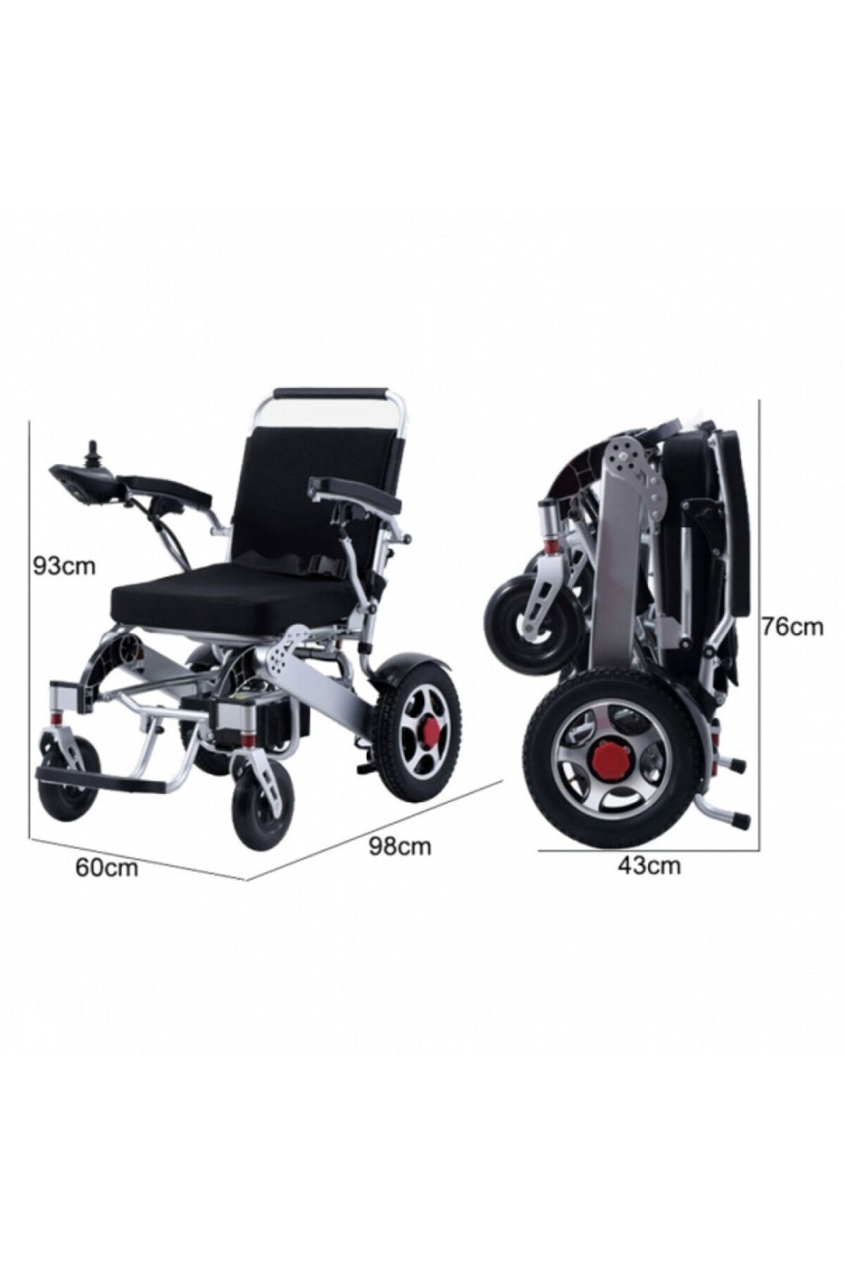 Lityum Pilli Akülü Tekerlekli Sandalye
