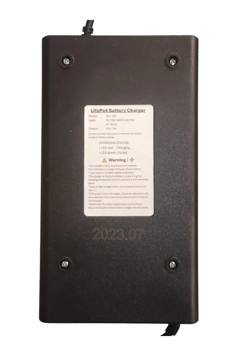 Lityum Şarj Cihazı 42V 10A (10S) Lityum Şarj Cihazı 42V 10A (10S)