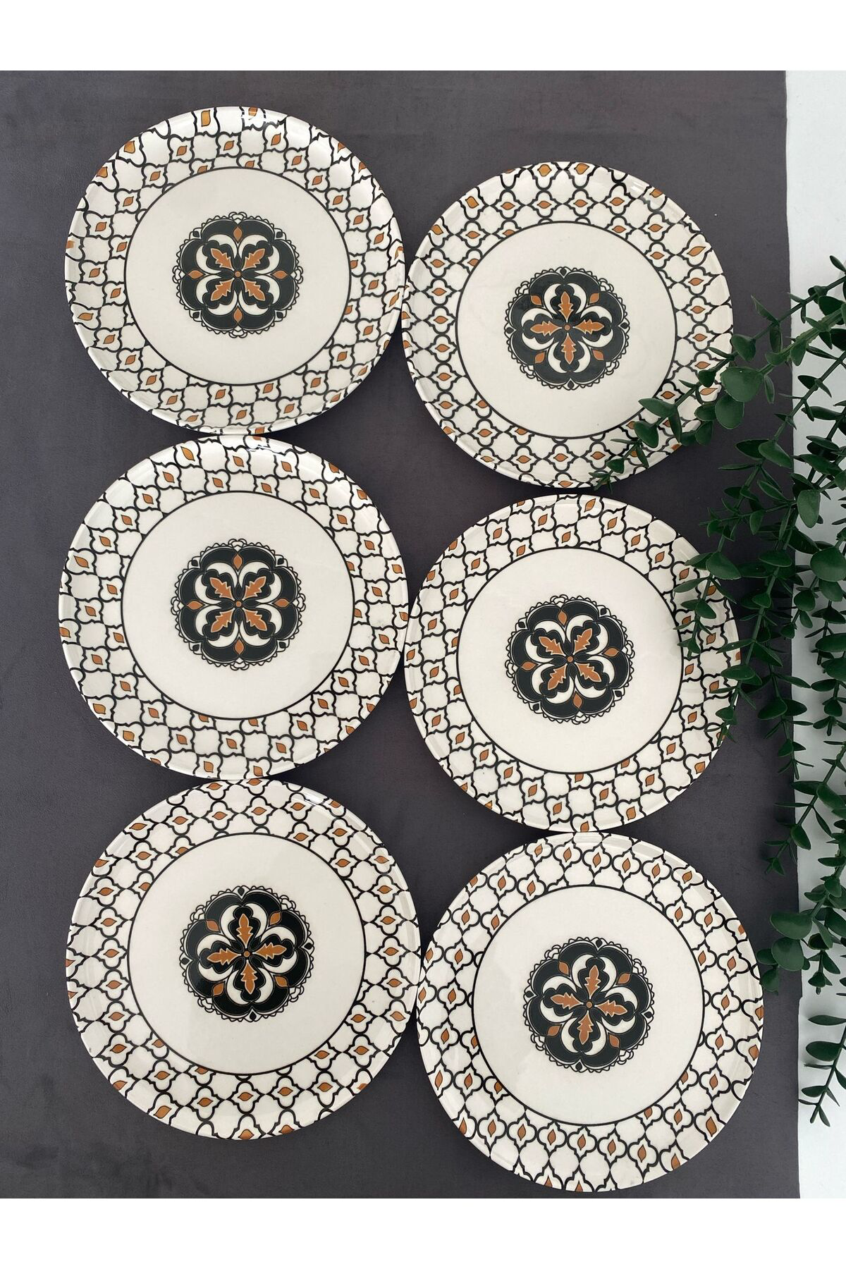 Liva Model 6'lı Pasta Tabağı