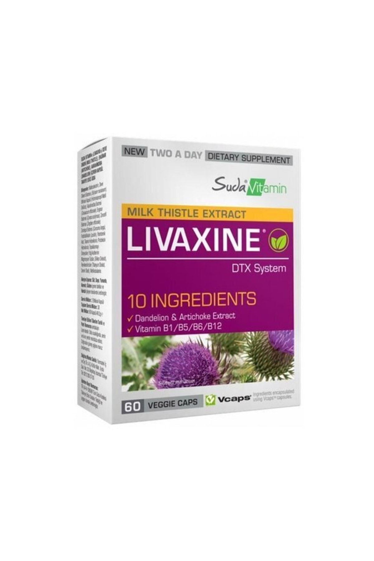 Suda Vitamin Lıvaxıne 60 Kapsül