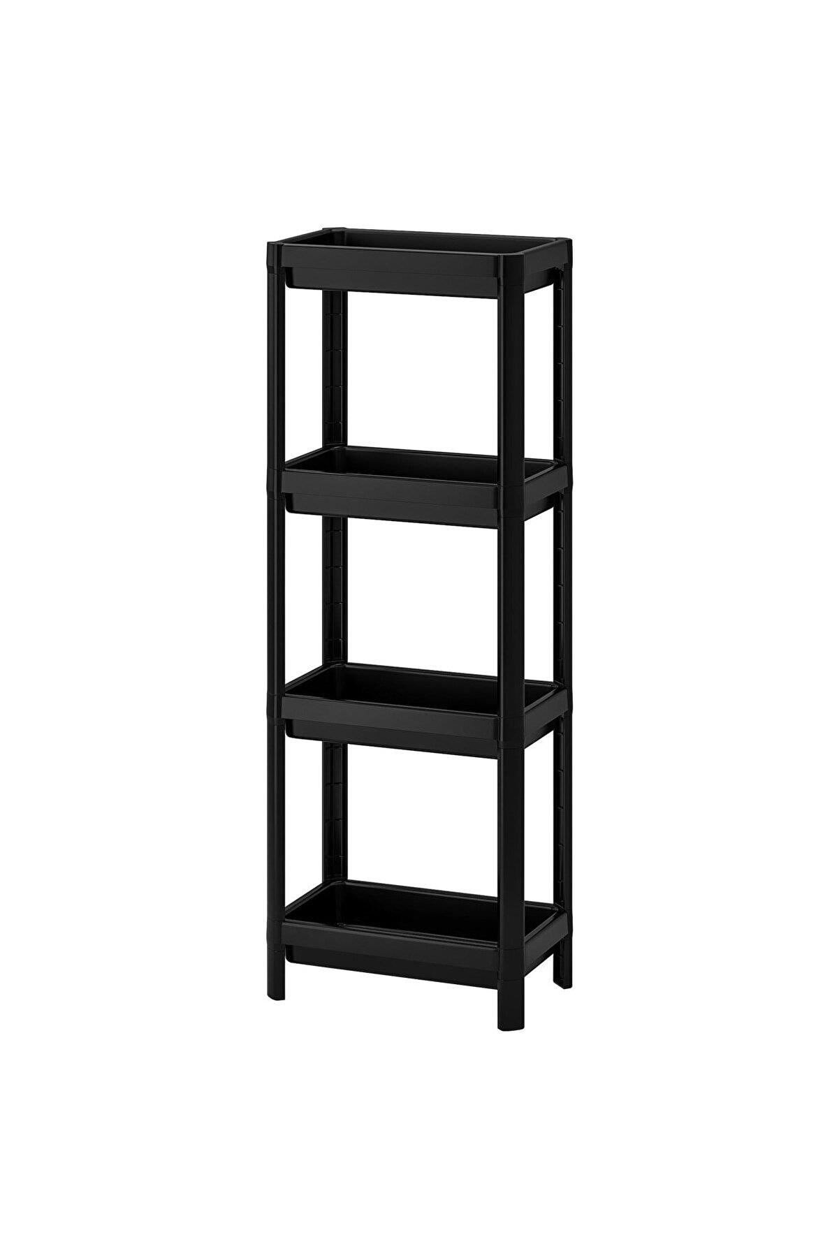 Liveda Trend Kare Sebzelik Siyah (Banyo-Mutfak Çok Amaçlı Raf Üni