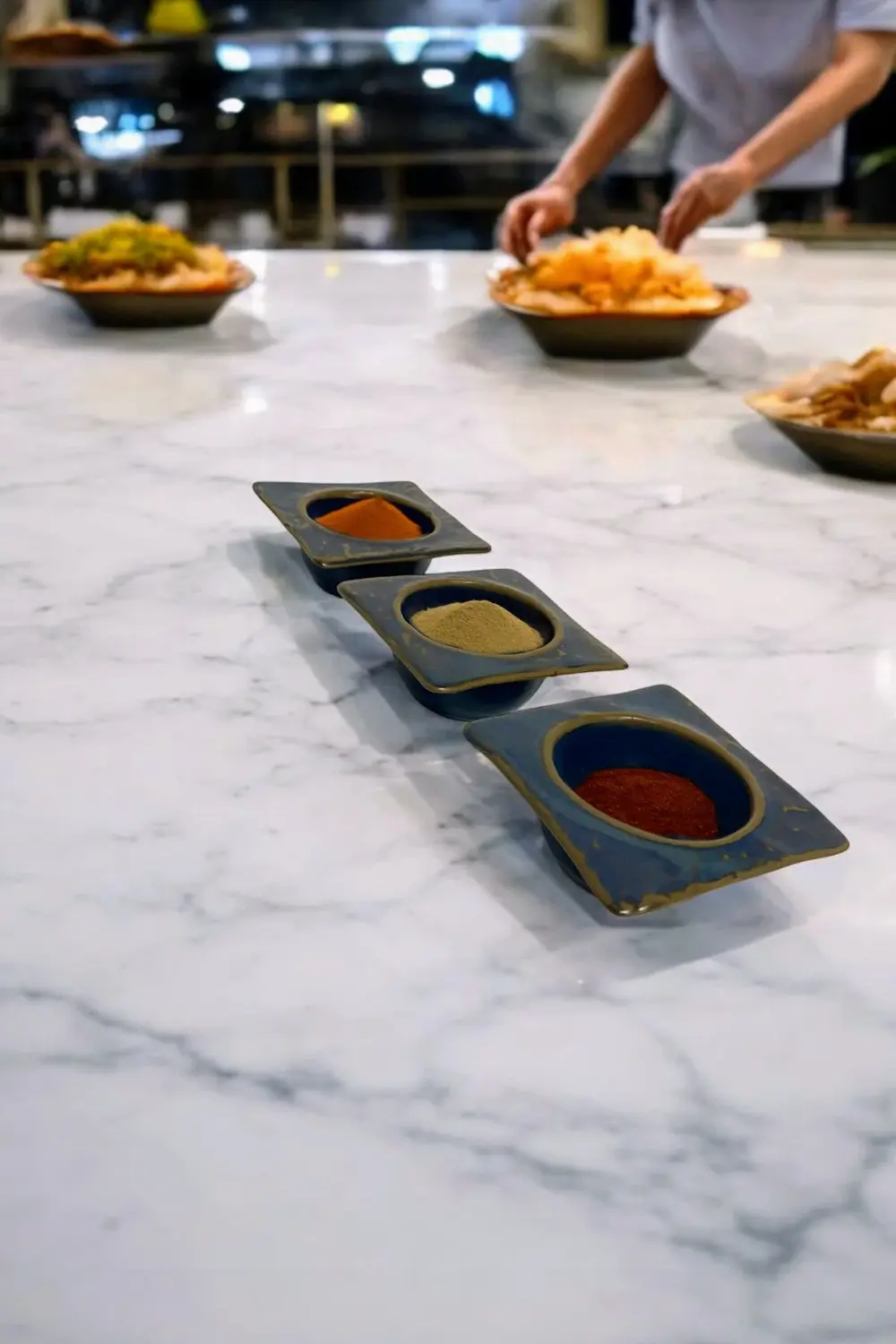 İrea Porselen Livelli Porselen Çerezlik Reçellik Sosluk Kase 9Cm 3 Adet