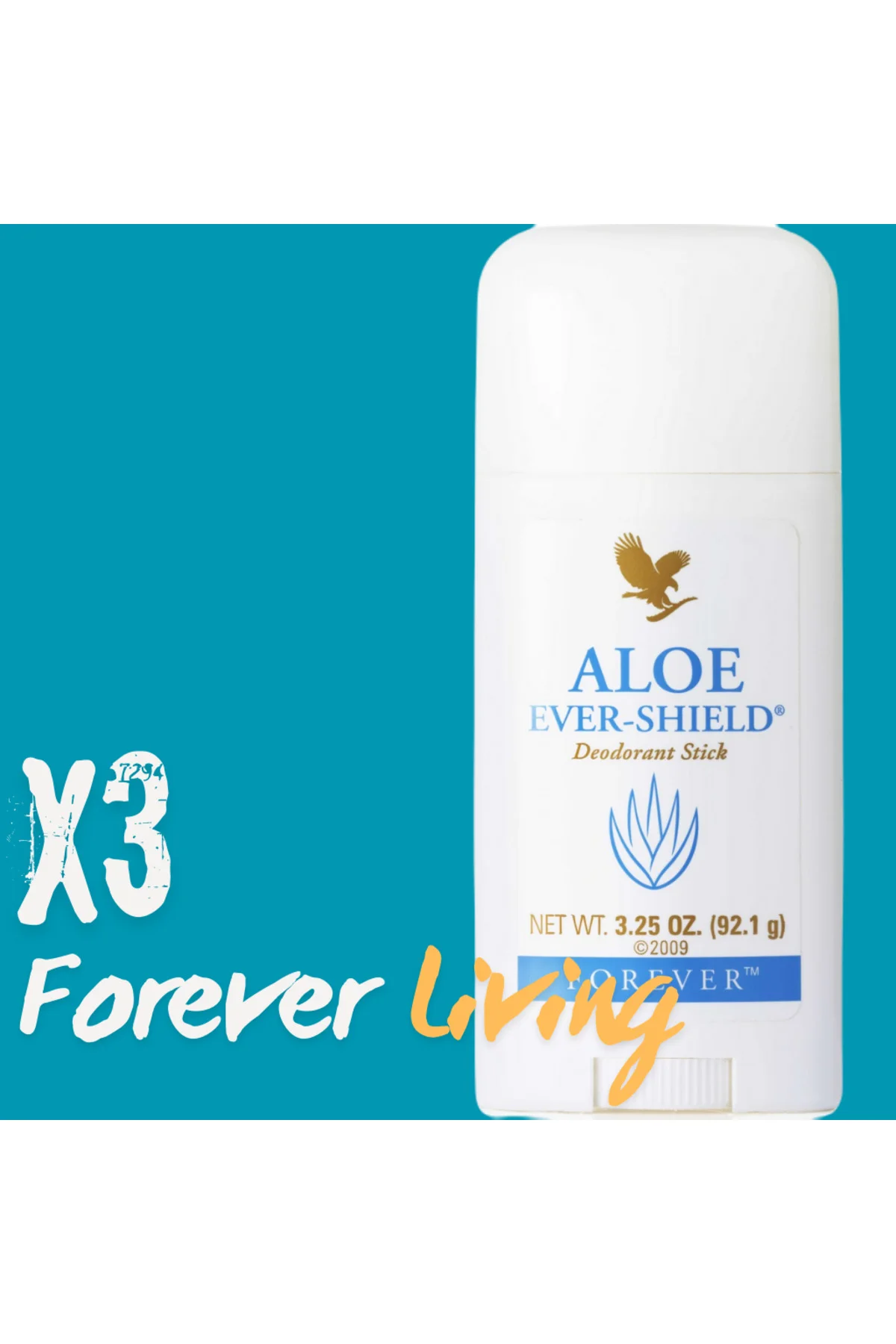 Living Aloe Ever-shield Deodorant - 3 Adet