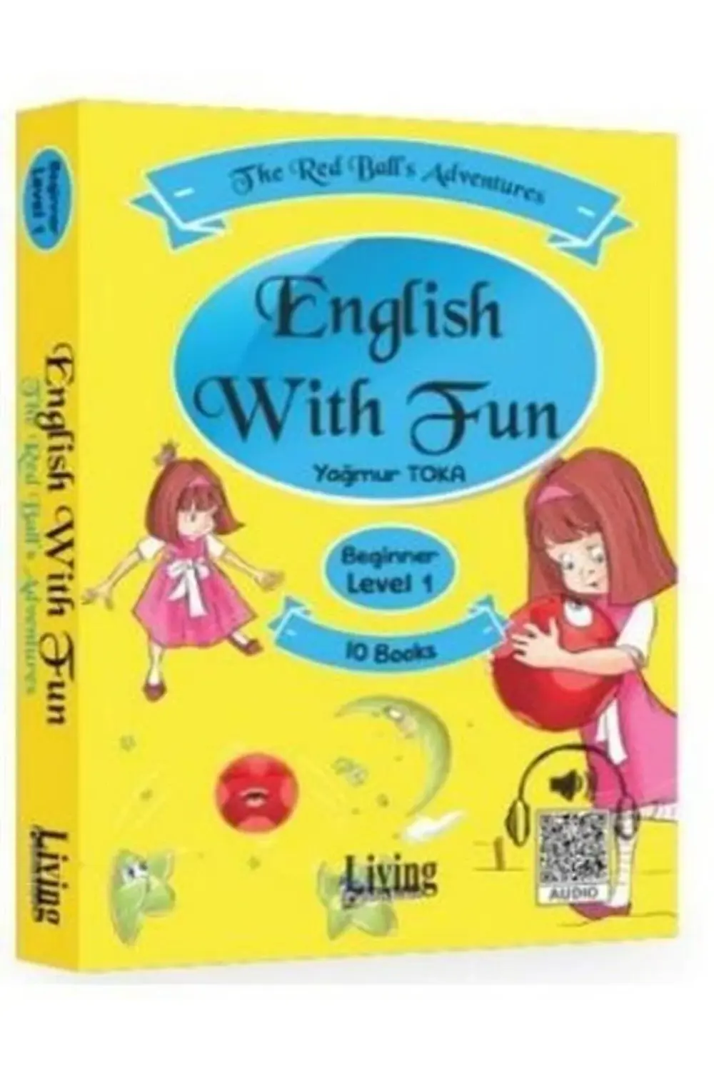 Living English Wıth Fun Level 1 - 10 Kitap - The Red Ball's