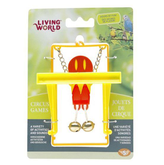 Living World  Maymunlu Kuş Oyuncağı (Kırmızı)