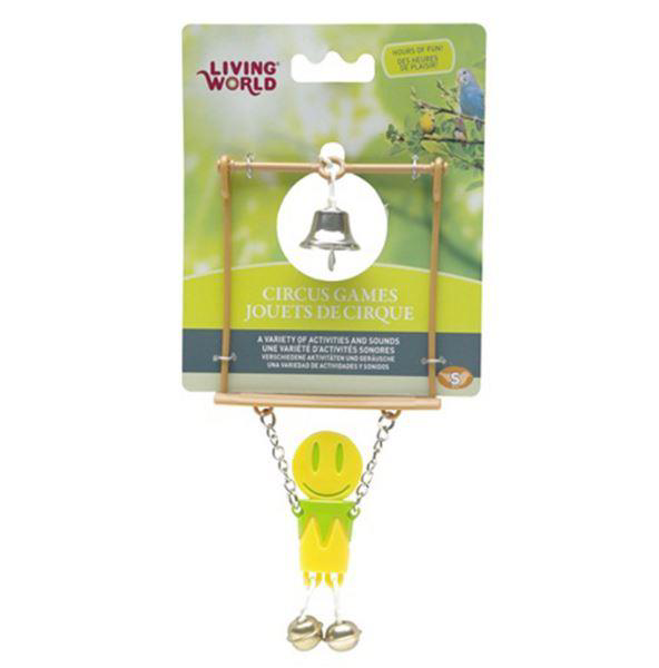 Living World  Trapez Kuş Oyuncağı (Sarı)