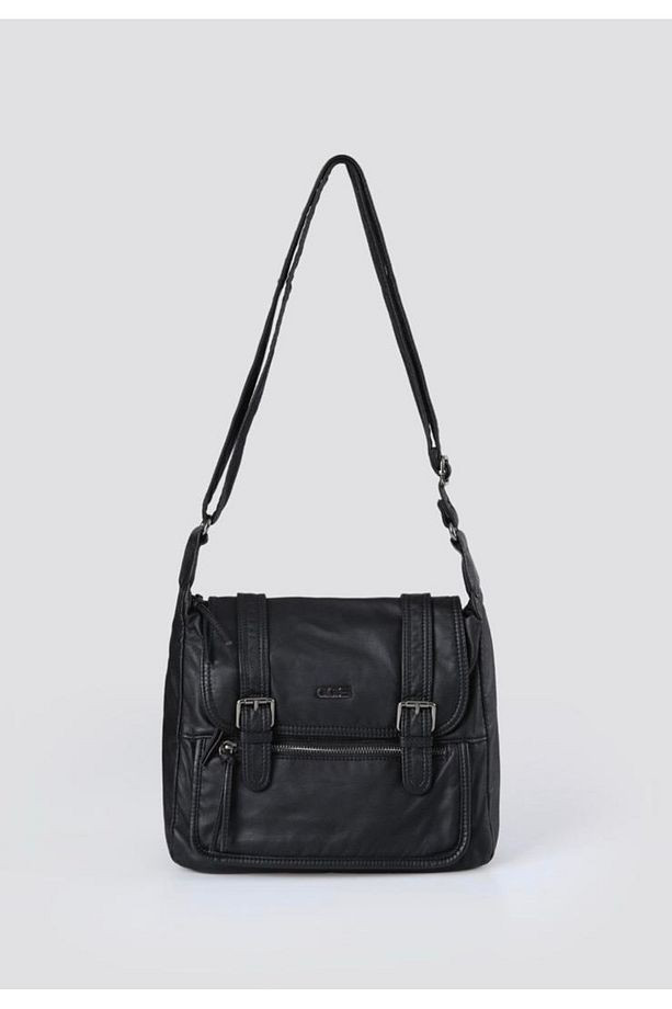 Liye Siyah Cilt Omuz Çantası